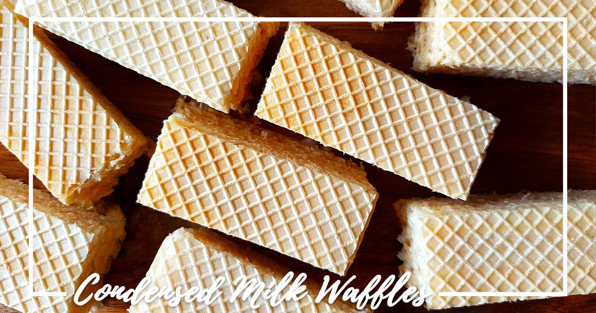 Condensed Milk Waffles’ Cake recipe Prepare your Plates