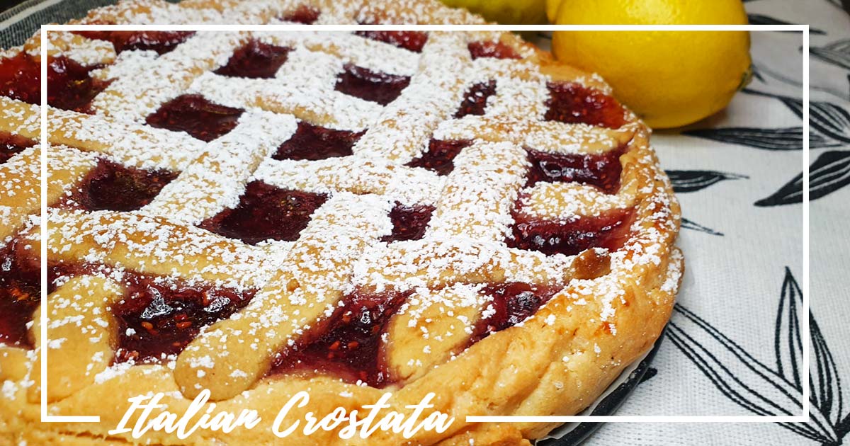Italian Crostata recipe with raspberry jam Prepare your Plates