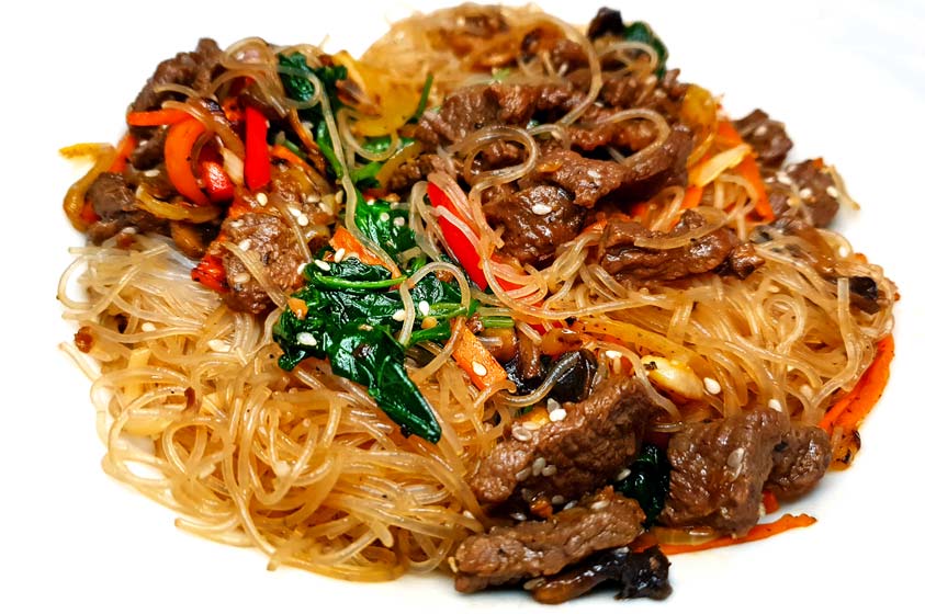 Japchae-mixed