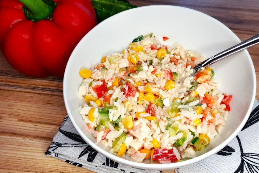 Crab and Rice Salad recipe