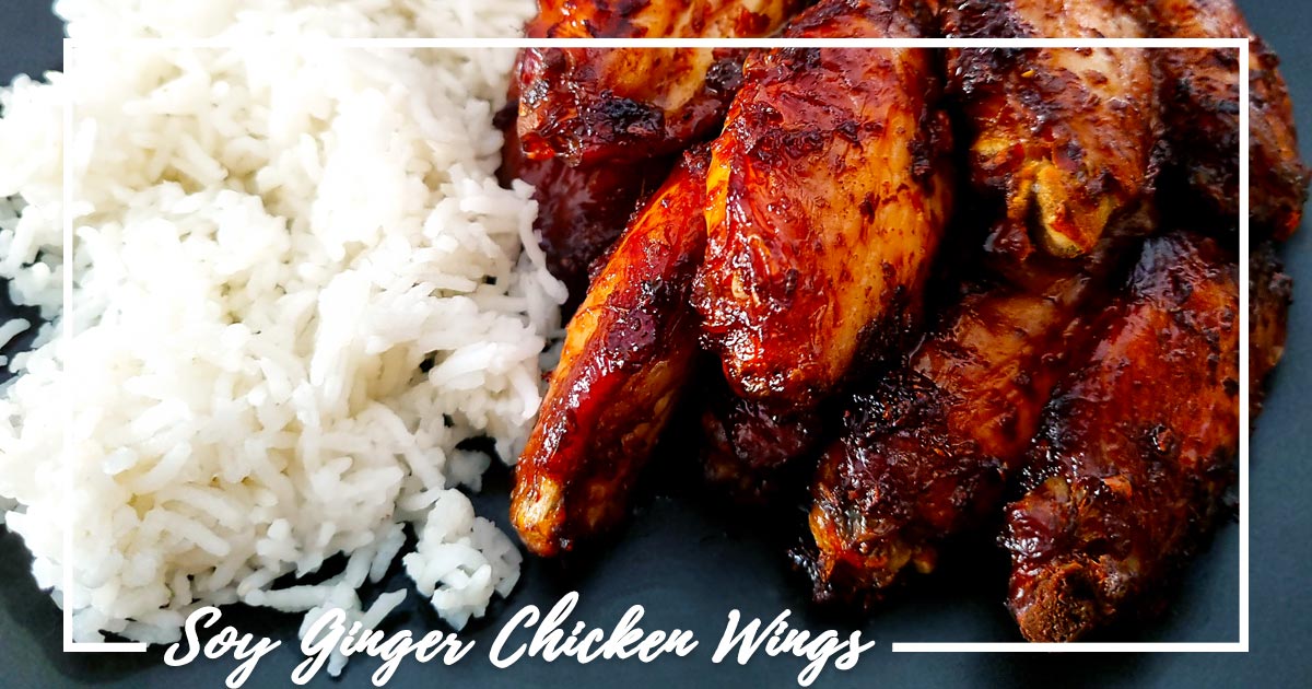 Soy Ginger Chicken Wings recipe - Prepare your Plates