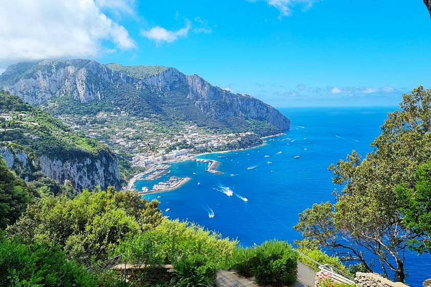 Capri island view