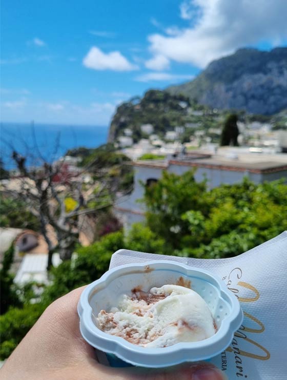 Gelato in capri