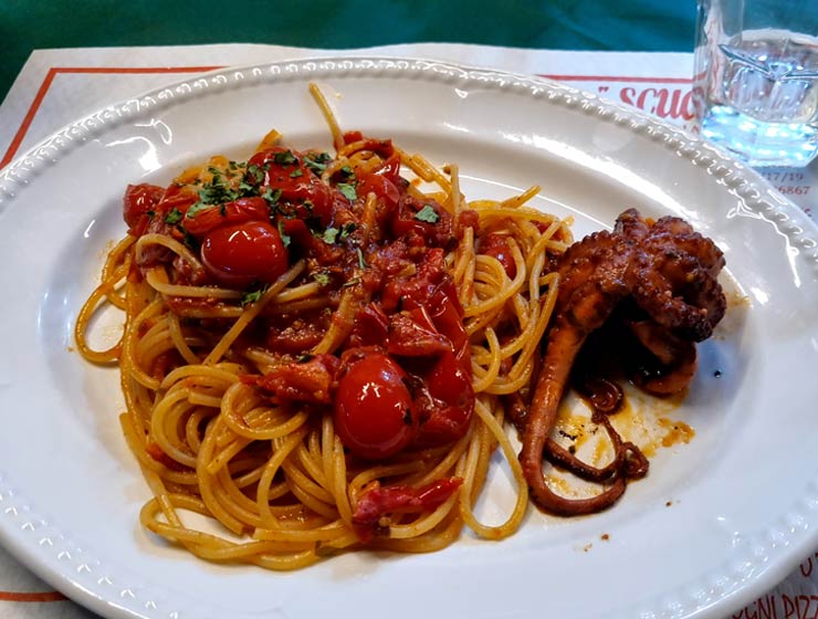  linguine al polipi