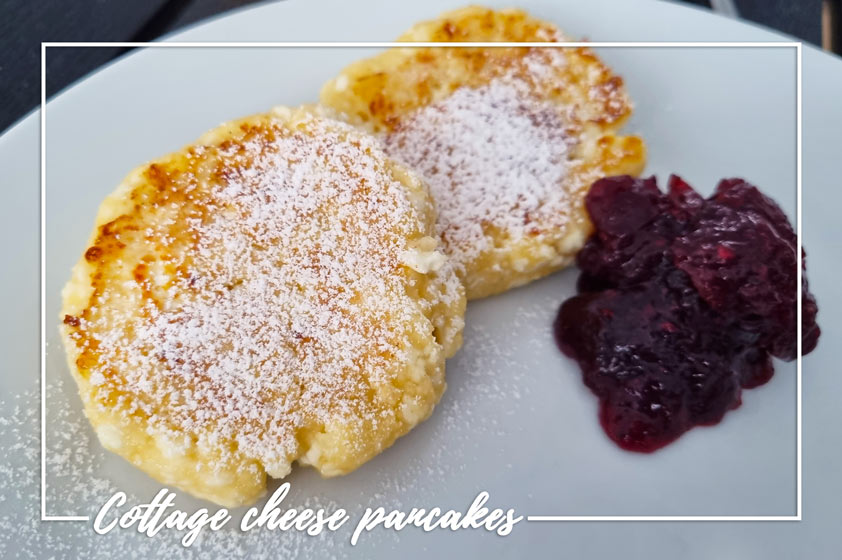 Cottage cheese pancakes